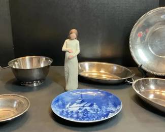 Lunt Sterling 108PC Bowl, Plate