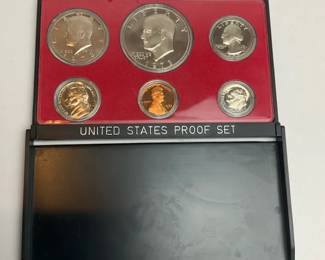 1973 United States Proof Set Original U.S. Mint Display Case