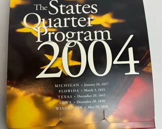 The State Quarter Program 2004 Collection Of Five Different State States