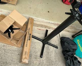 Set of Two Lancaster Table Base Column and Rod