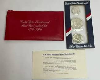 1976 United States Bicentennial Silver Uncirculated Coin Set 