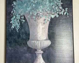 Decorative Floral Urn Wall Art 