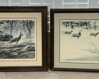 Pair Of Wildlife Prints 