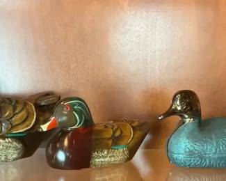 Decorative Duck Figurine Collection Mixed Styles and Sizes