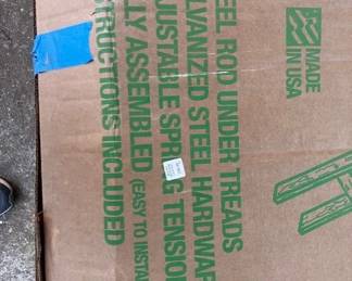 Pull Down Attic Stairs New in Box  $100                                  Dimensions:   251/2"  x  54"  x 10 ft Height                                     