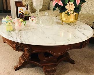Marble Top Coffee Table 