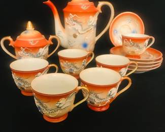 Japanese Satsuma Tea Set
