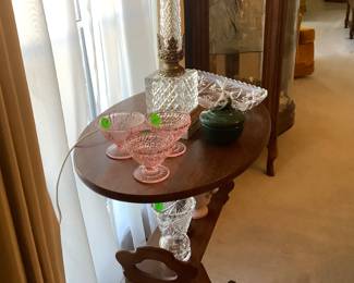 Close-up of the table.