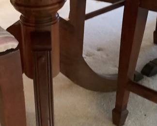 The legs under table. One just like it in other end.