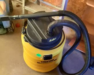 Wet vac.