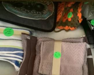 Just a few of the dish towels and hot pads.
