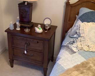 Mahogany end table .