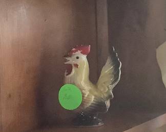 A few of the Vintage items on shelf by sink.