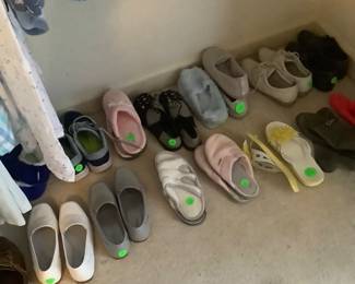 Just a few of the many shoes.