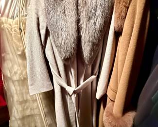 Cashmere and Fur Coat 