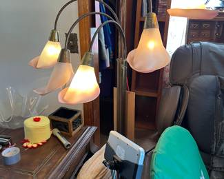 Vintage Calla Lily floor lamp