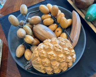 Wooden Fruit assortment