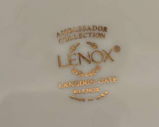 Lenox china set