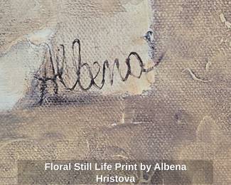 Floral Still Life Print by Albena Hristova