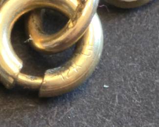 12 Karat Gold Filled Celtic Knot and Pearl Bracelet