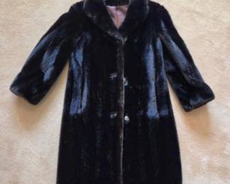 Minkara Styled by Russel Taylor Genuine Mink Fur Coat