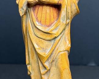 Goldscheider Madonna and Child Wooden Figurine