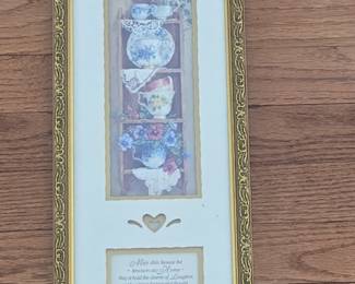 Framed May this bouse be known as Home Poem Print by Julie OBrien