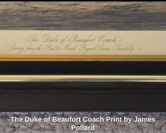 The Duke of Beaufort Coach Print by James Pollard second image