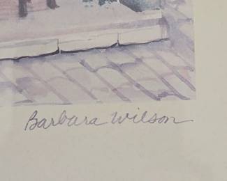 La Marie du Porte Lithograph Print by Barbara Wilson