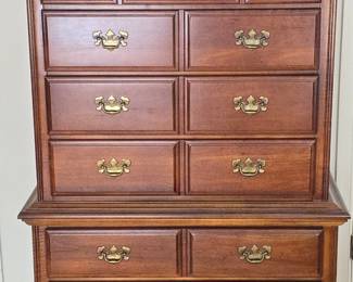 American Drew Cherry Hill Highboy Dresser
