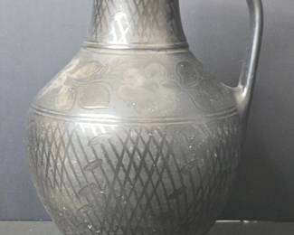 Vintage Marginea Black Ceramics Pitcher