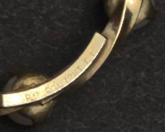 Rai Ron 12kt GF Pearl Brooch