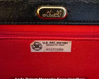 Ande Patent Magnetic Snap Handbag