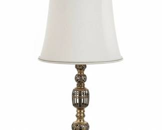 Vintage Ornate Hollywood Regency Style Table Lamp