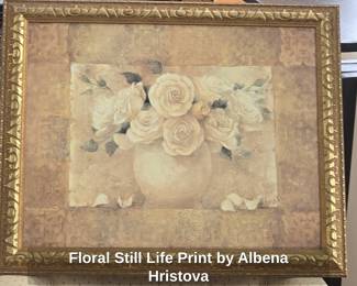 Floral Still Life Print by Albena Hristova