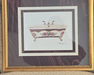 Framed Print of a Victorian Bathtub by Consuelo Gamboa