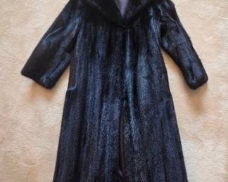Blackglama Black Mink Fur Coat