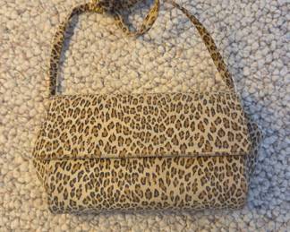 Frenchy of California Leopard Print Clutch