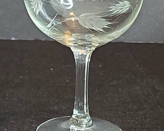 Sasaki Glass Champagne Coupe Glasses