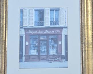 Framed Print of Antiques Saint Louis en l'Ile