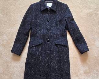 Casual Corner Womens Tweed Coat