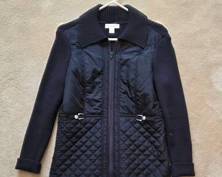 Christopher Banks Quilted Knit Jacket