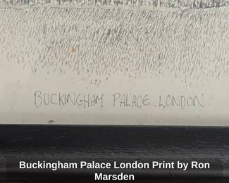 Buckingham Palace London Print by Ron Marsden