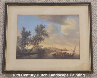 18th Century Dutch Landscape Painting