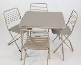 Vintage COSCO Folding Table and Chairs Set