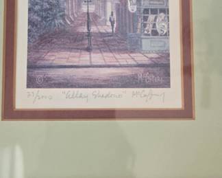 Alley Shadows Print by James McCaffery