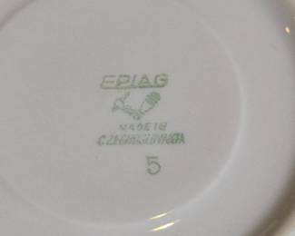 Epiag Czechoslovakia Demitasse Cup and Saucer Set Sets