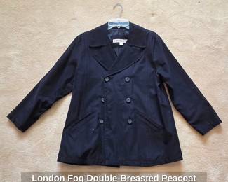 London Fog DoubleBreasted Peacoat