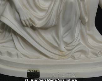 G. Ruggeri Pieta Sculpture