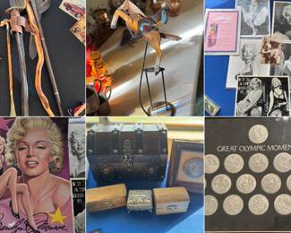 Coins, Marilyn Monroe memorabilia, 